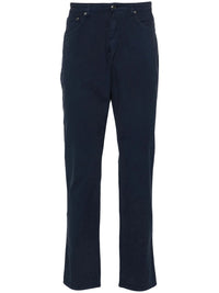Mid-Rise Slim-Fit Navy Chinos