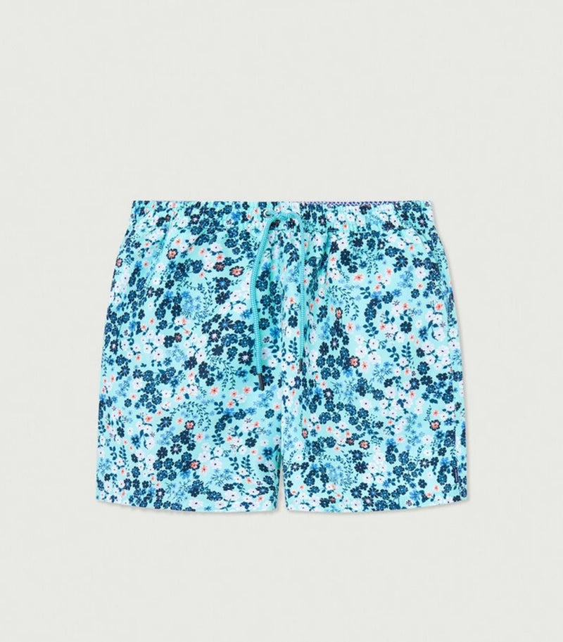 Ivy Floral Blue Swimwear