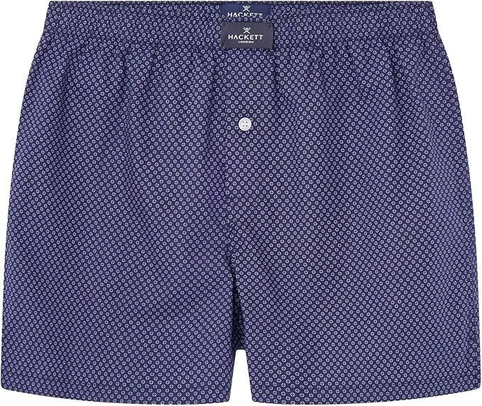 Print Navy Blue Boxers