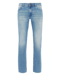 Super Straight Blue Trousers