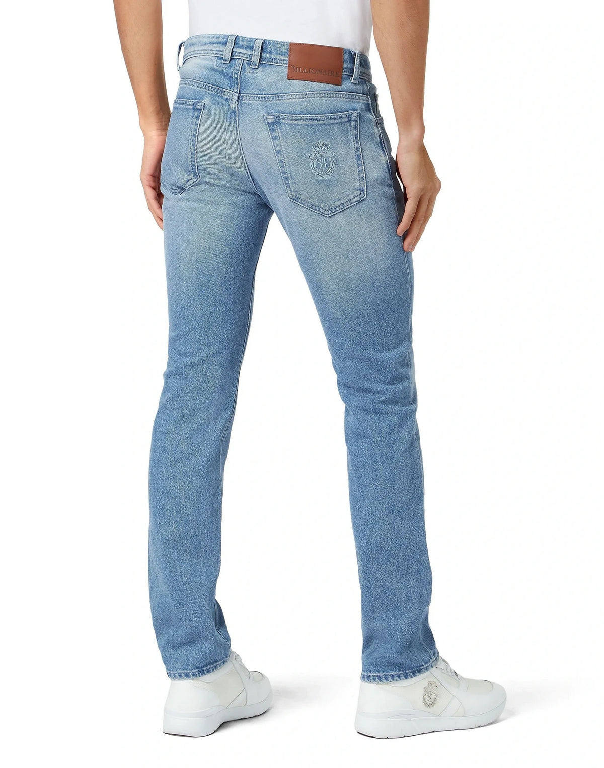 Super Straight Blue Trousers