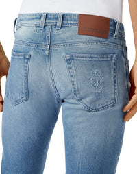 Super Straight Blue Trousers