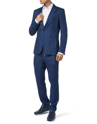 Linen Navy Blue Blazer