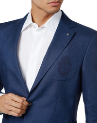 Linen Navy Blue Blazer