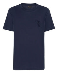 Round Neck Navy Blue T-Shirt