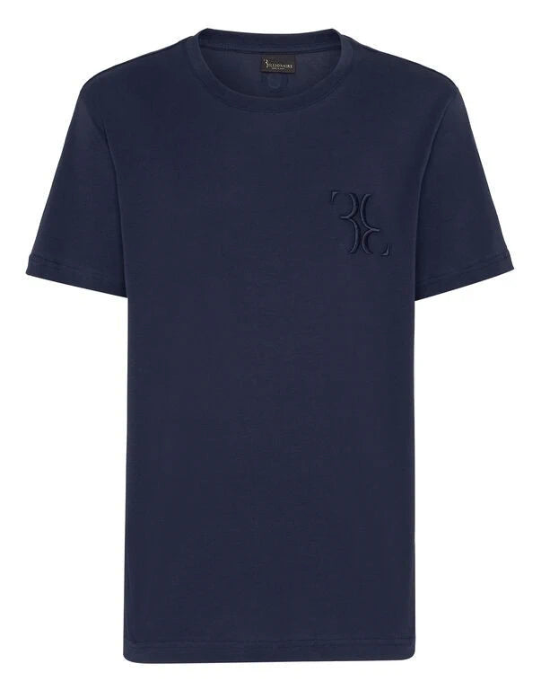Round Neck Navy Blue T-Shirt