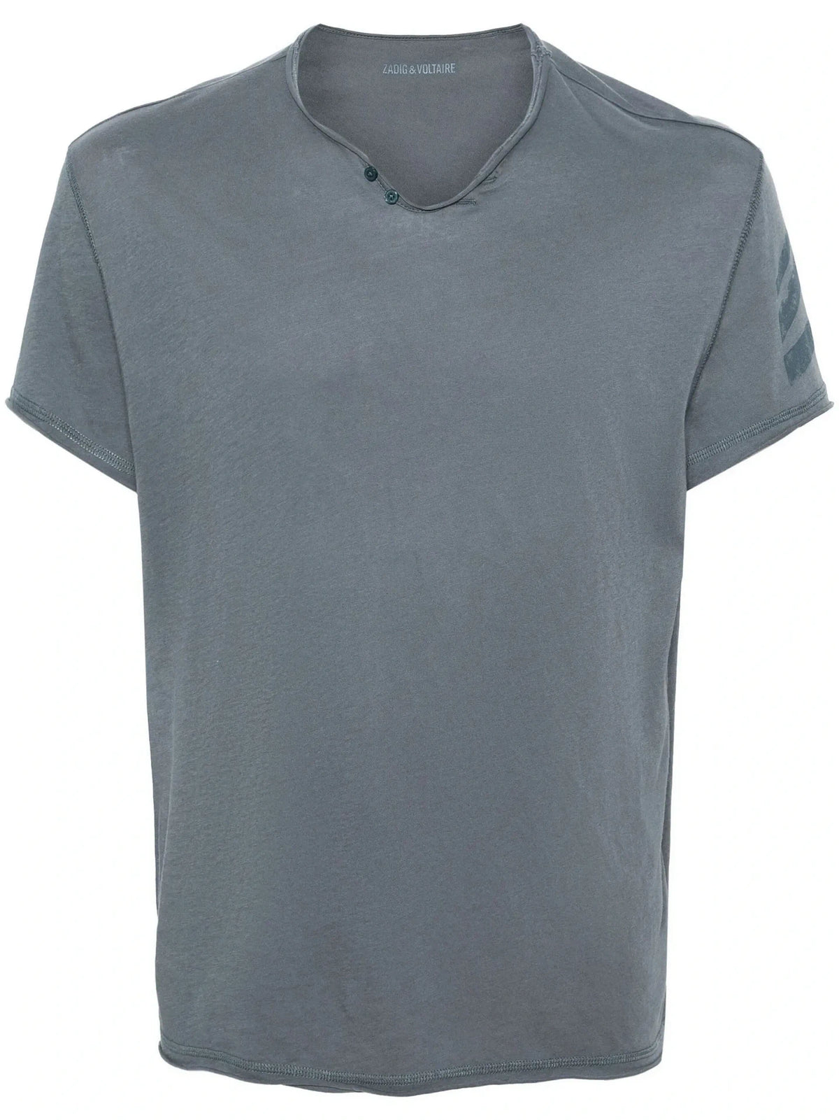 Henley Grey T-Shirt