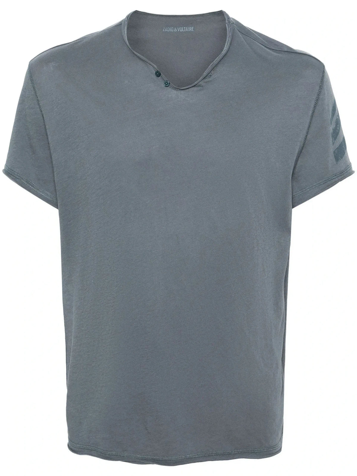 Henley Grey T-Shirt