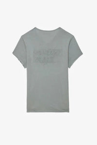 No Heart Grey Henley Tshirt