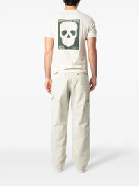 Flame Skull Grey T-Shirt