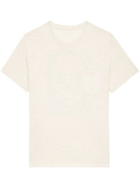 Flame Skull Grey T-Shirt