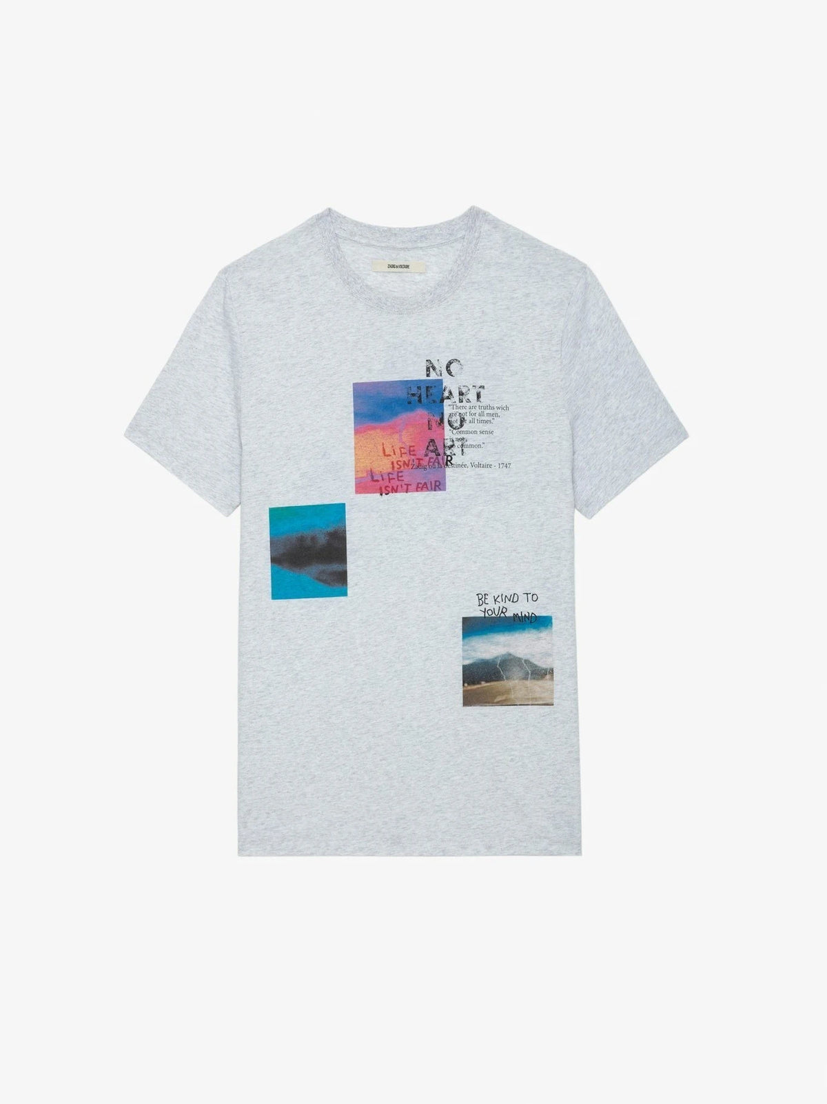 Multiposter Photoprint Grey T-Shirt