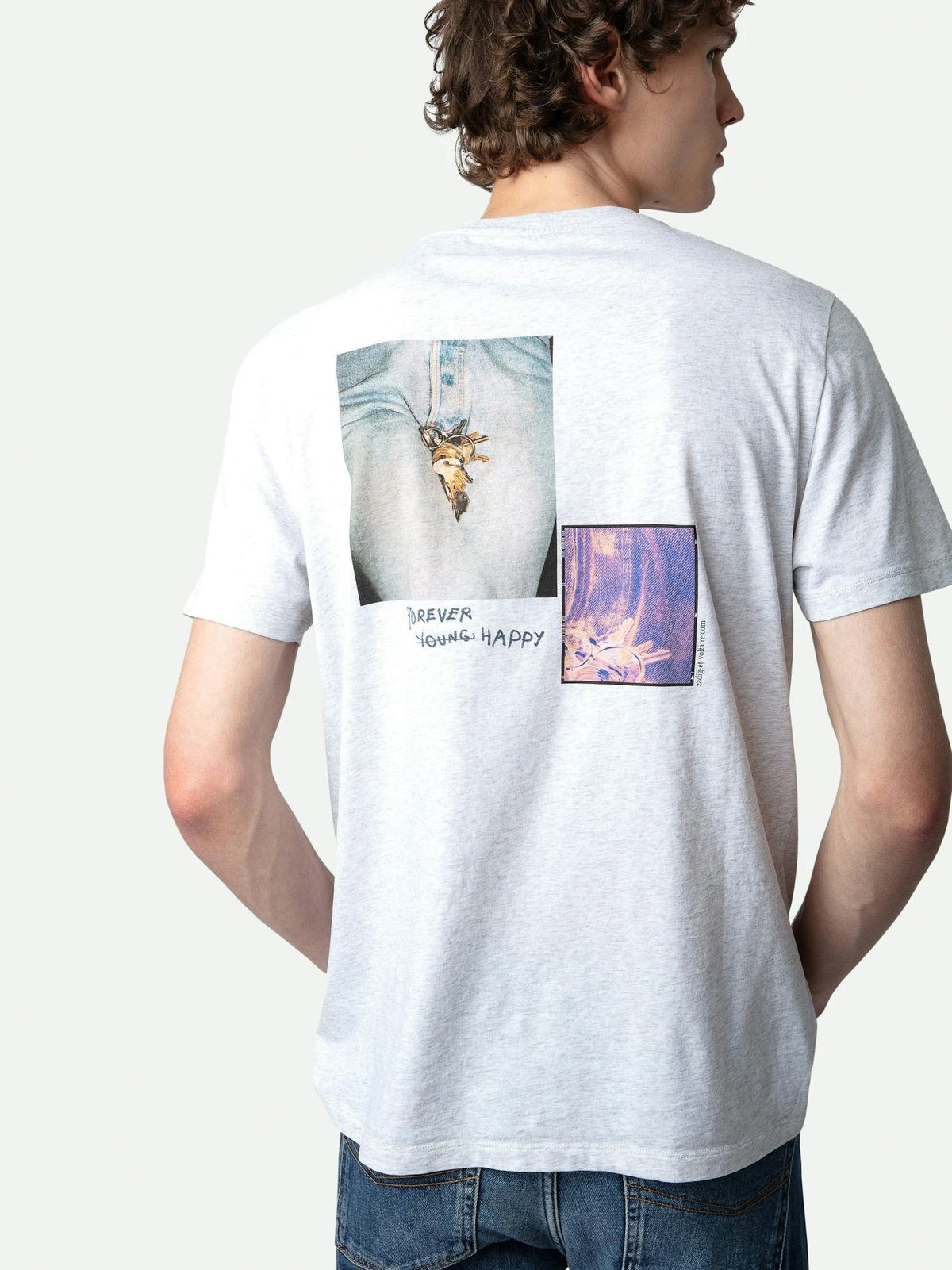 Multiposter Photoprint Grey T-Shirt