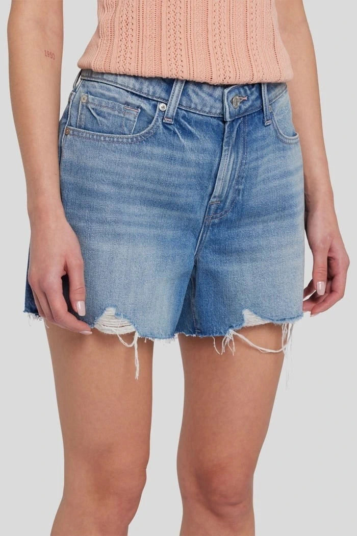 Monroe Long Blue Shorts