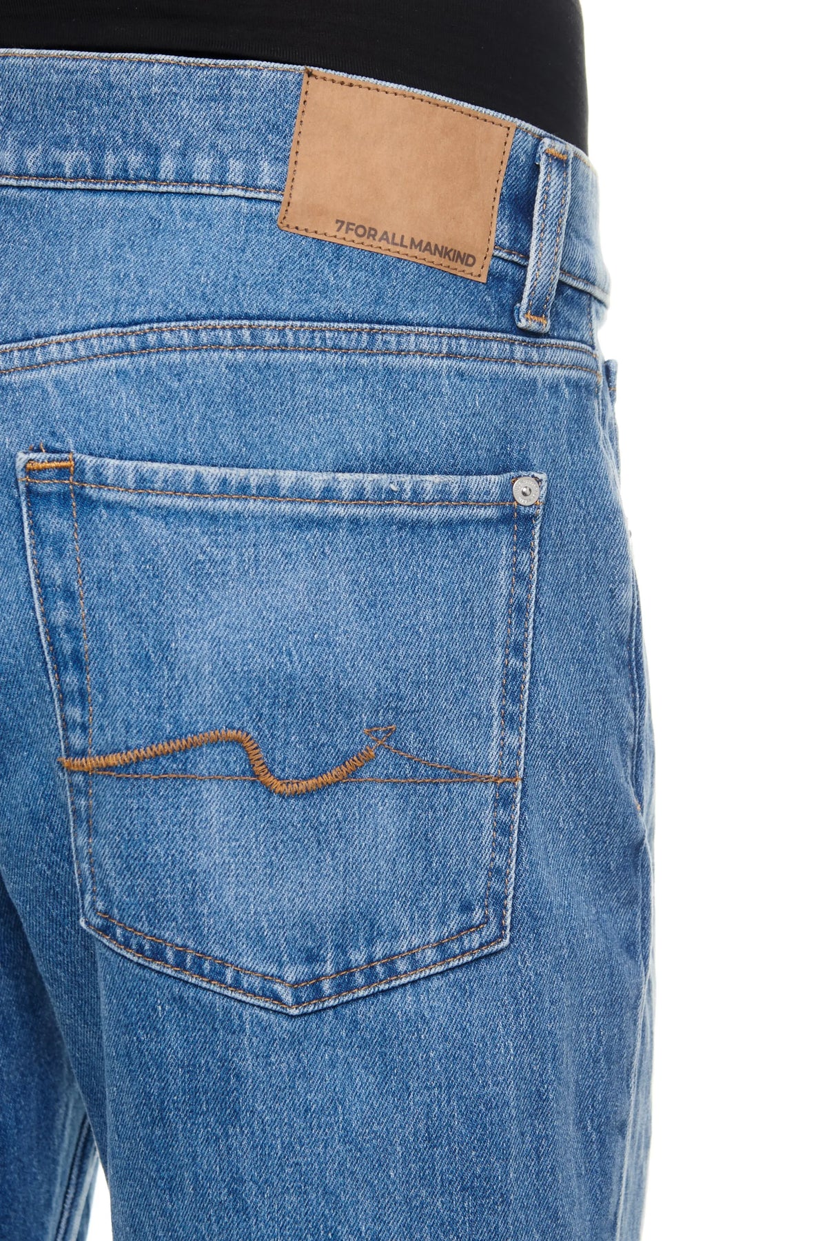 The Straight Blue Jeans