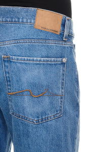 The Straight Blue Jeans