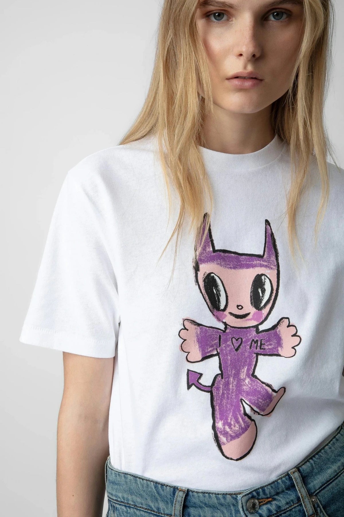 Edwin Devil White T-Shirt