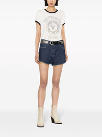 University Strass White T-Shirt