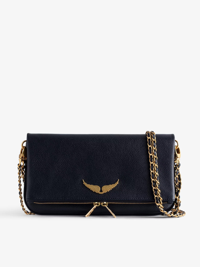 Rock Navy Blue Clutch Bag