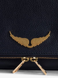 Rock Navy Blue Clutch Bag