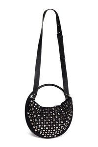 Domino Studded Black Bag