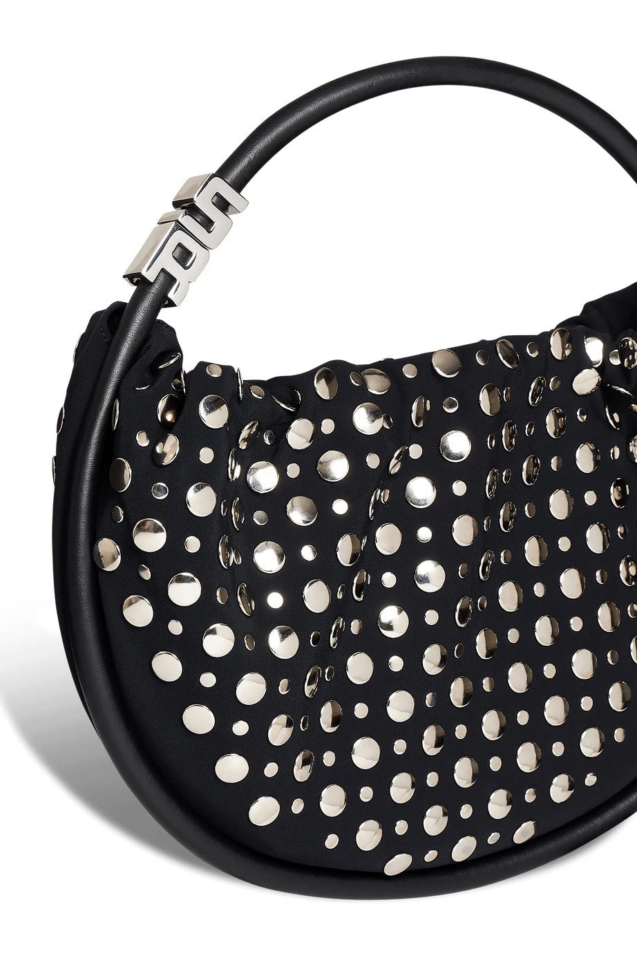Domino Studded Black Bag