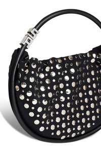 Domino Studded Black Bag