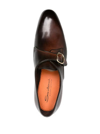 Monk Strap Black Shoes