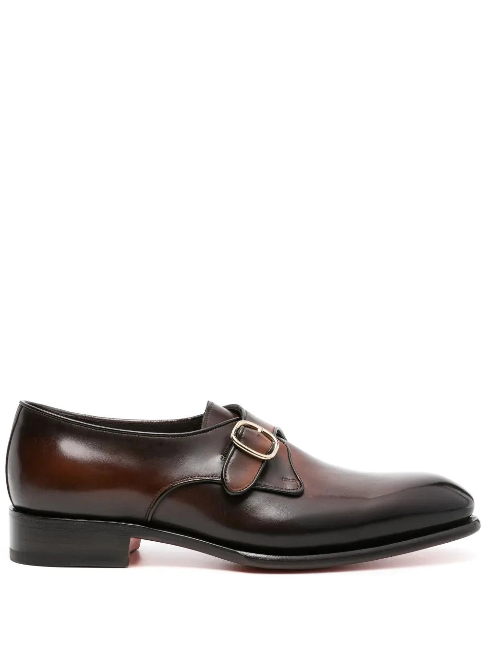 Monk Strap Black Shoes
