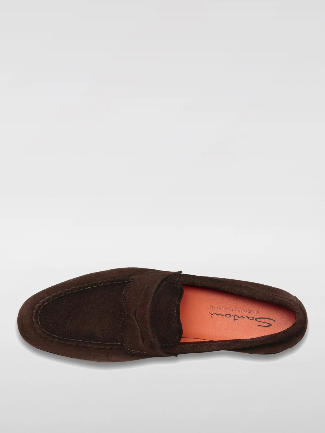 Slip-On Brown Leather Shoes