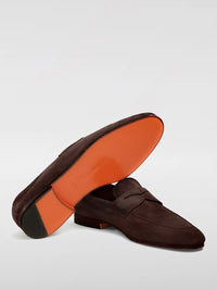 Slip-On Brown Leather Shoes