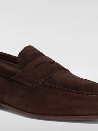 Slip-On Brown Leather Shoes