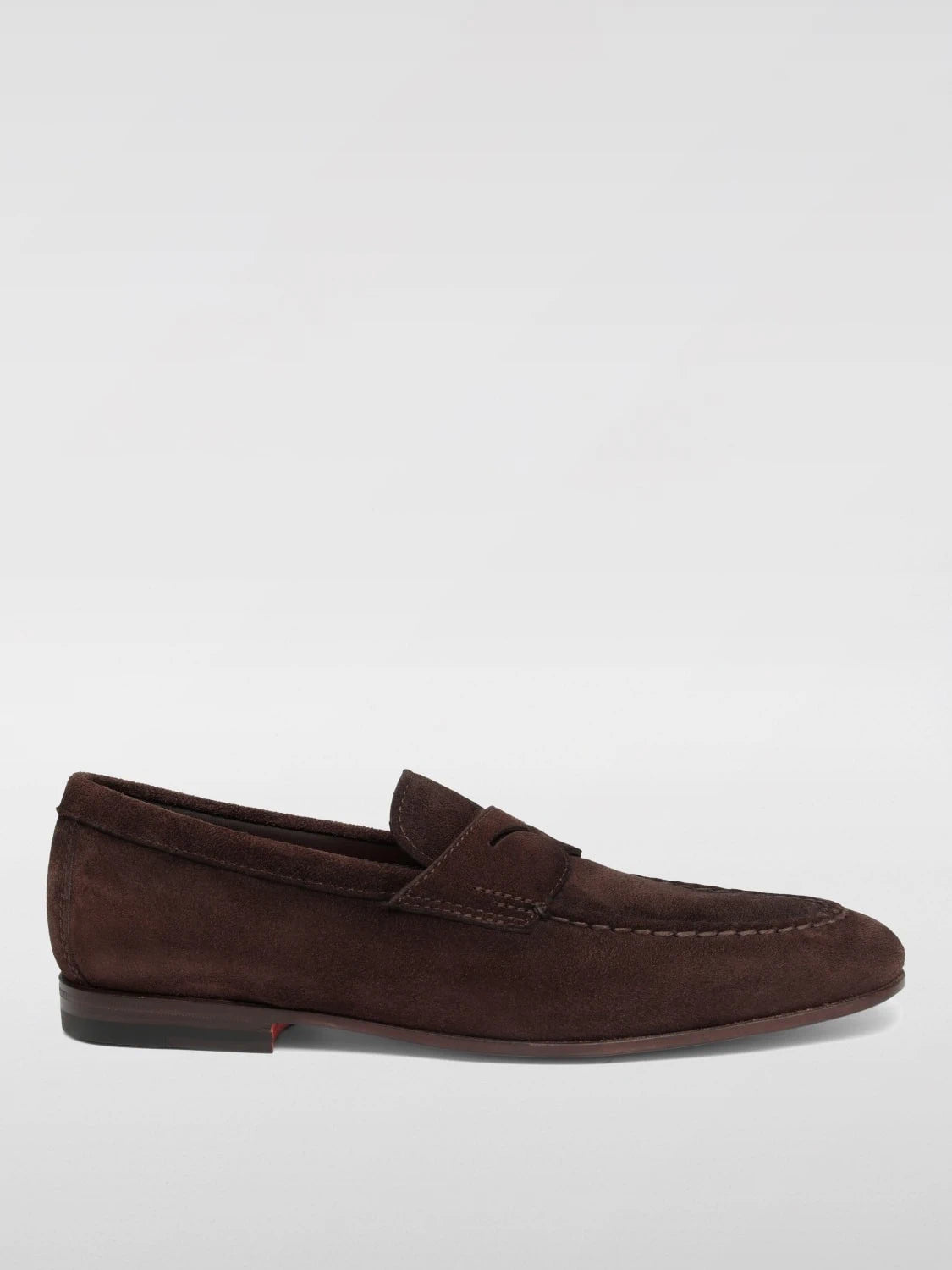 Slip-On Brown Leather Shoes