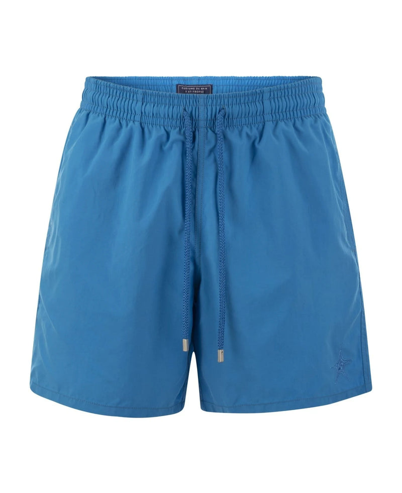 Water-Reactive Blue Swimming Shorts