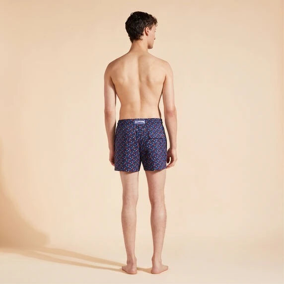 Stretch Navy Blue Swim Shorts