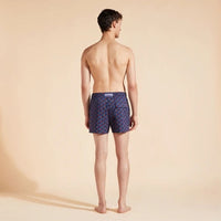 Stretch Navy Blue Swim Shorts