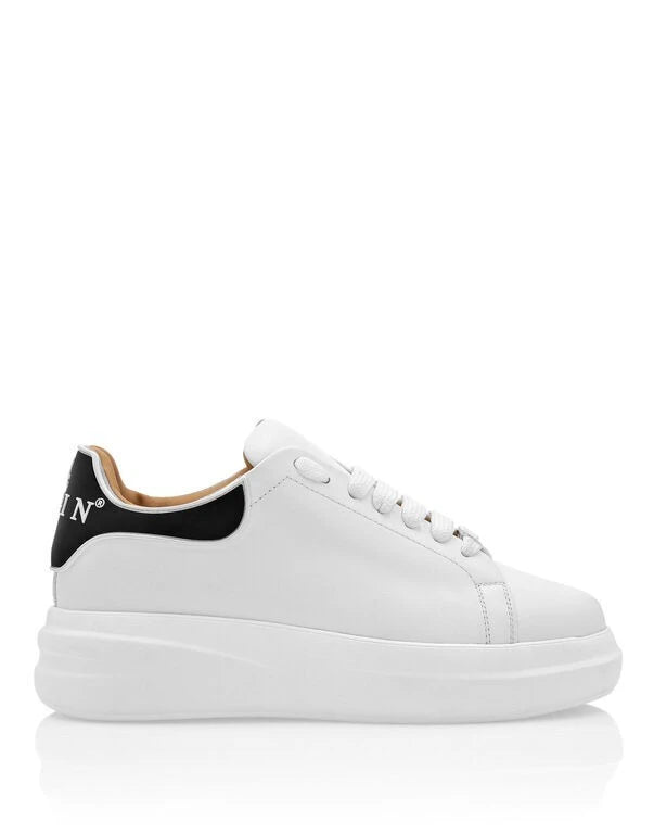 Leather Low-Top White Sneakers