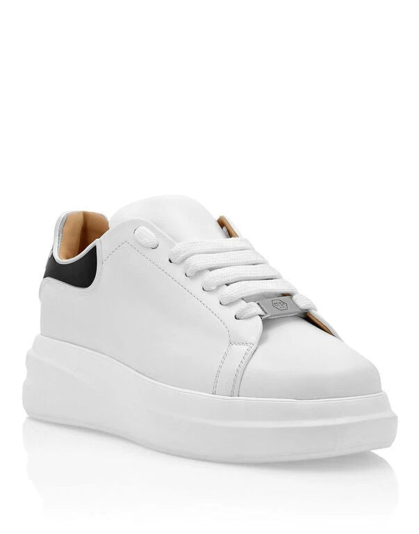 Leather Low-Top White Sneakers