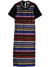 Crystal Embellished Multicolour Dress