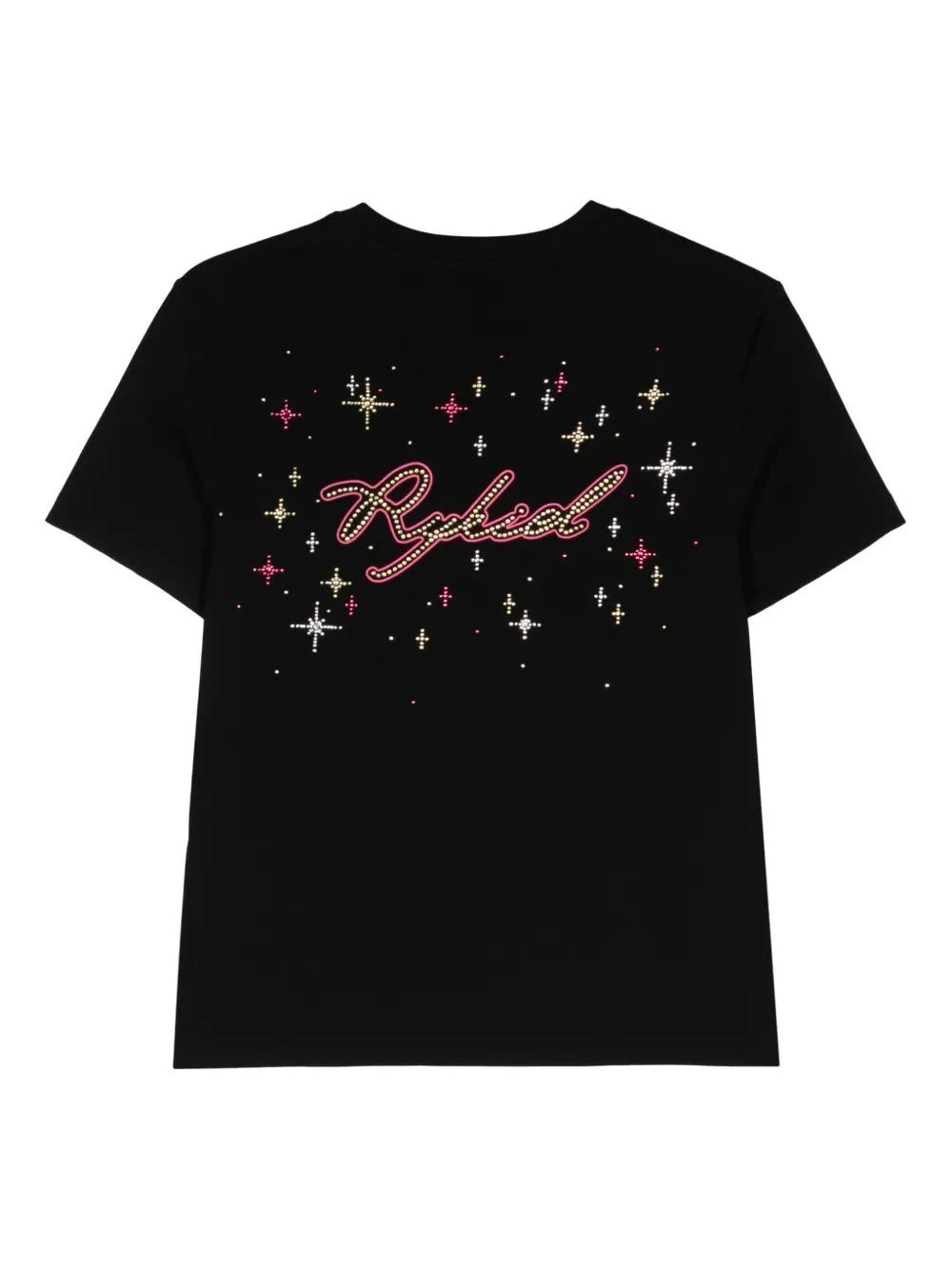 Crystal Embellished Black T-shirt