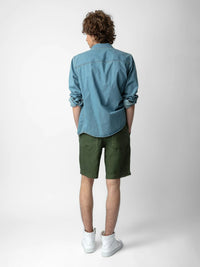 Pixels Lin Naturel Trousers