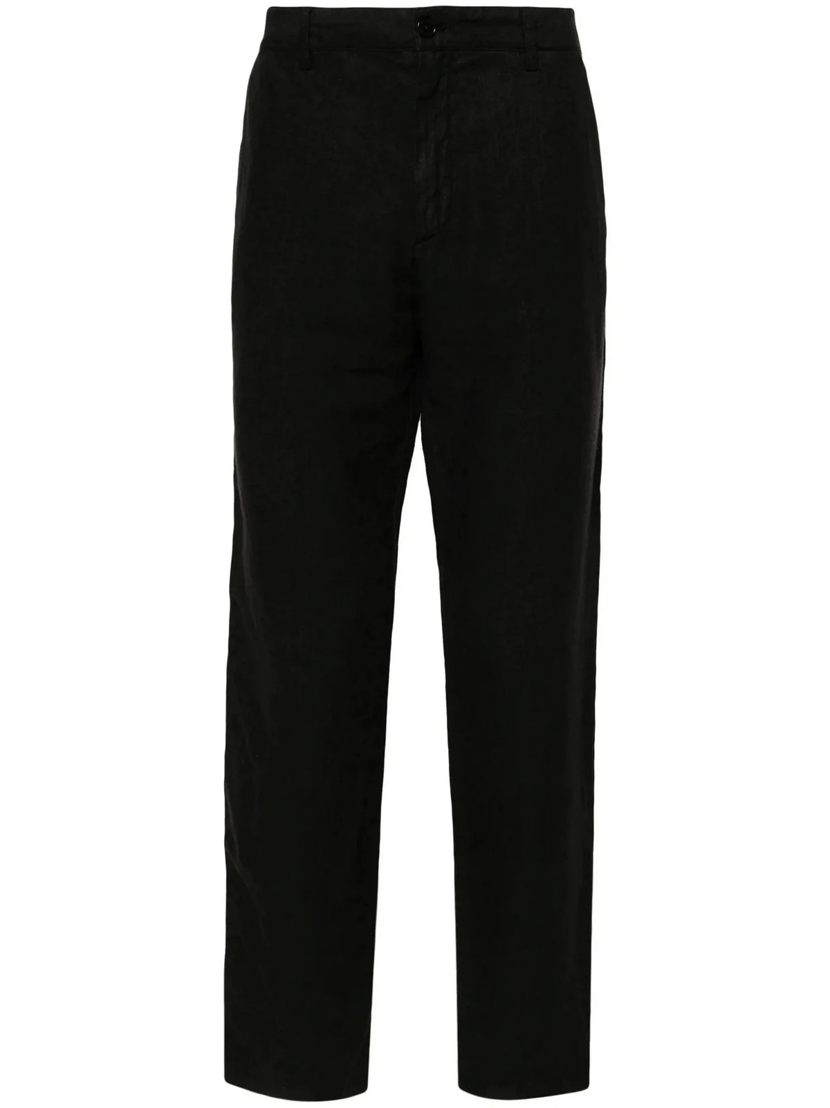 Pierce Black Linen Trousers