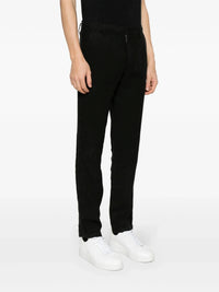 Pierce Black Linen Trousers