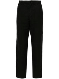 Pierce Black Linen Trousers