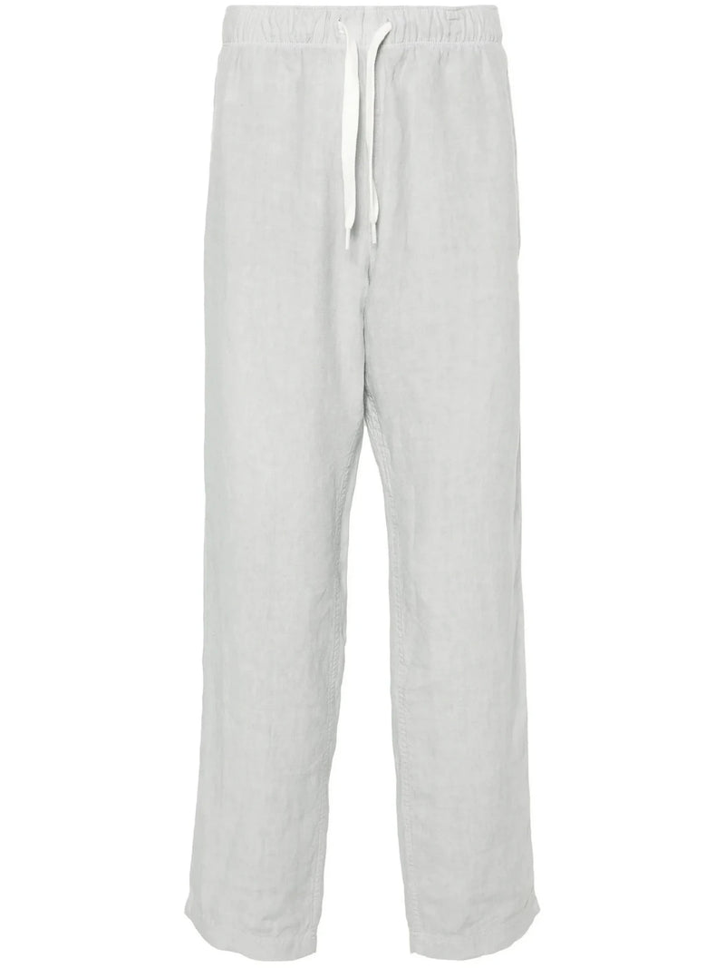 Pixel Grey Linen Trousers