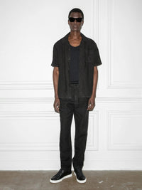 Sloan Black Linen Shirt