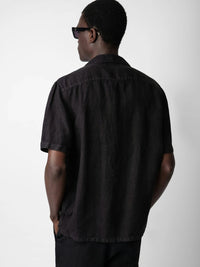 Sloan Black Linen Shirt