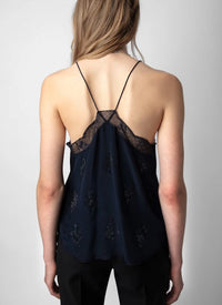 Christy Strass Dark Blue Top