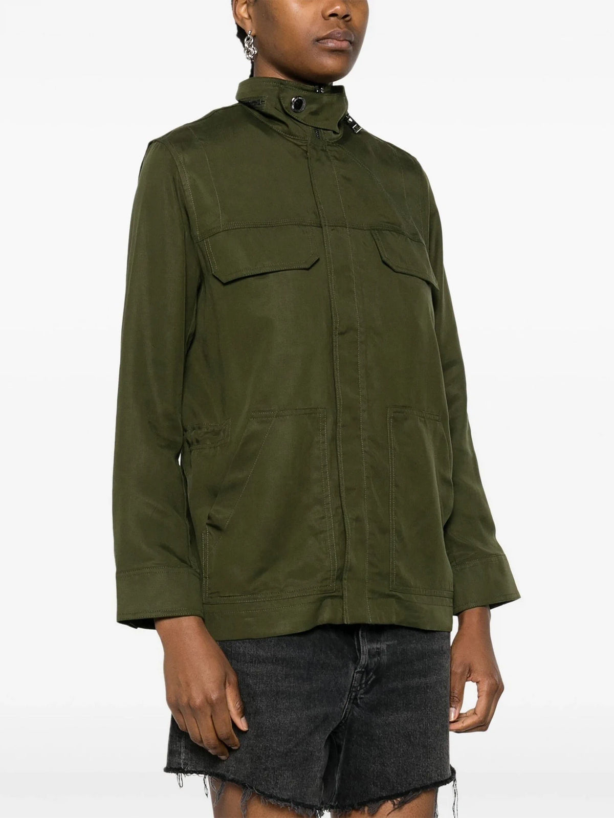 Kayaka Green Lyocell Jacket