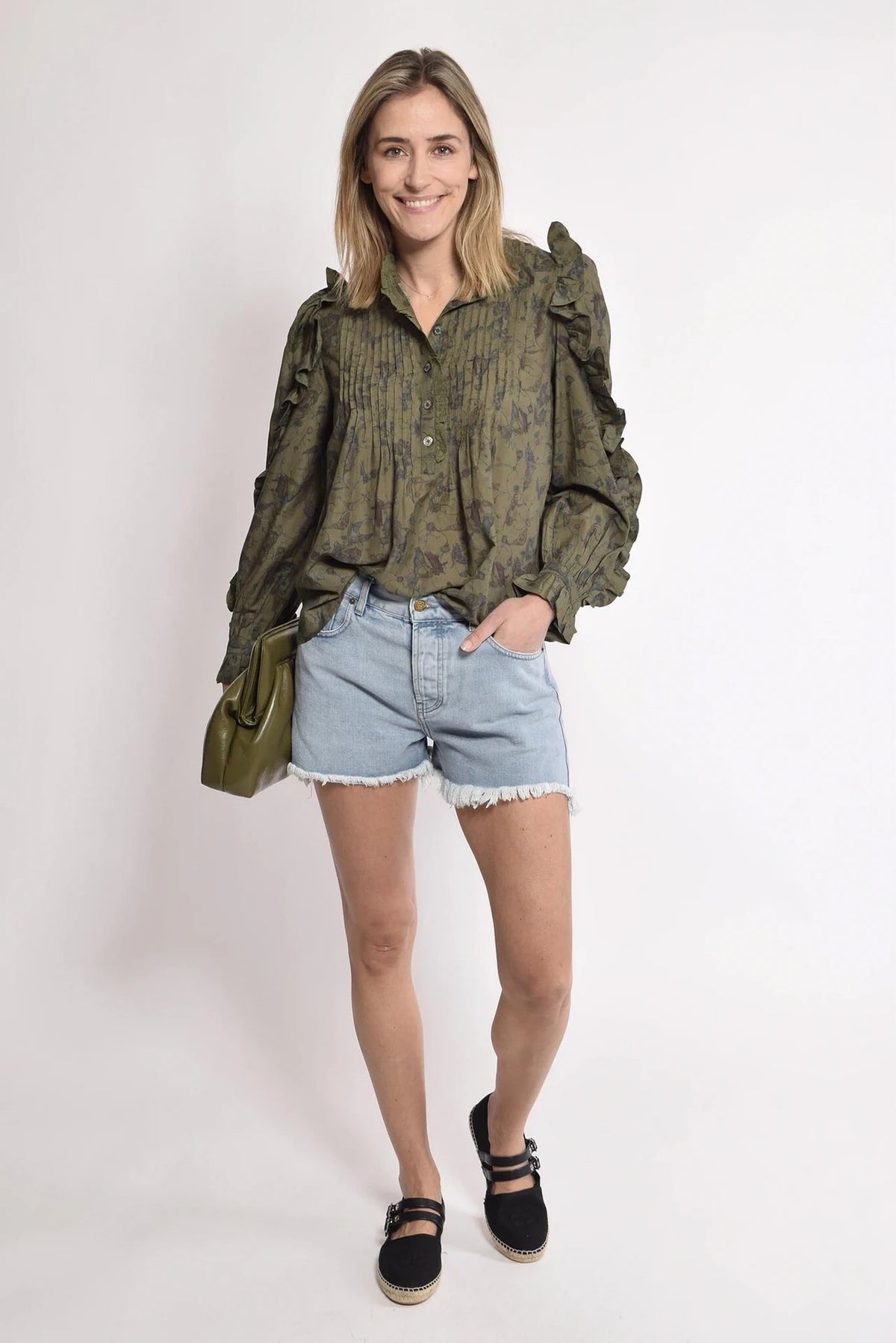 Timmy Tomboy Holly Green Blouse